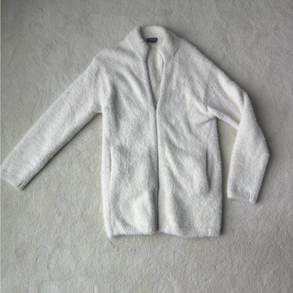 Women's White Cozy Jacket